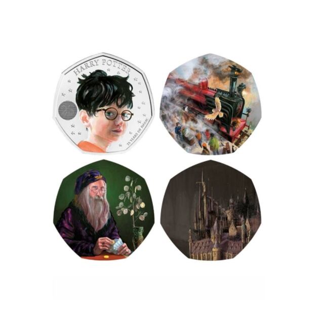 Reino Unido celebra a Harry Potter con 4 monedas de curso legal