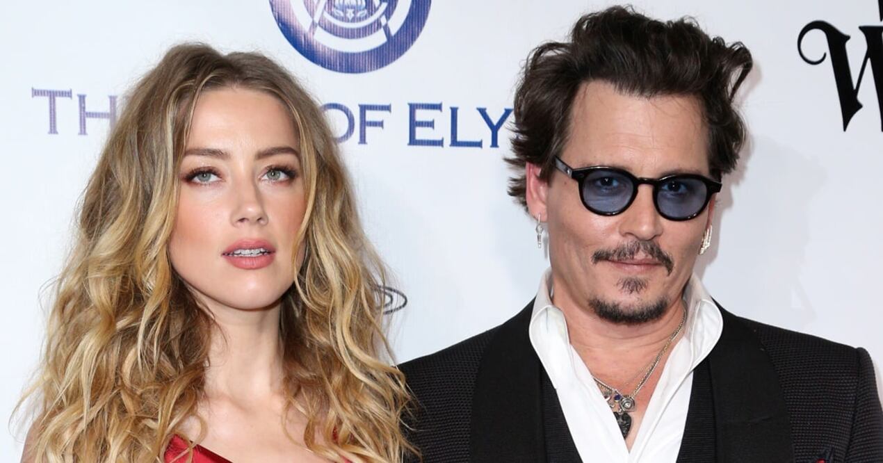 Amber Heard y Johnny Depp. Foto: Archivo AP