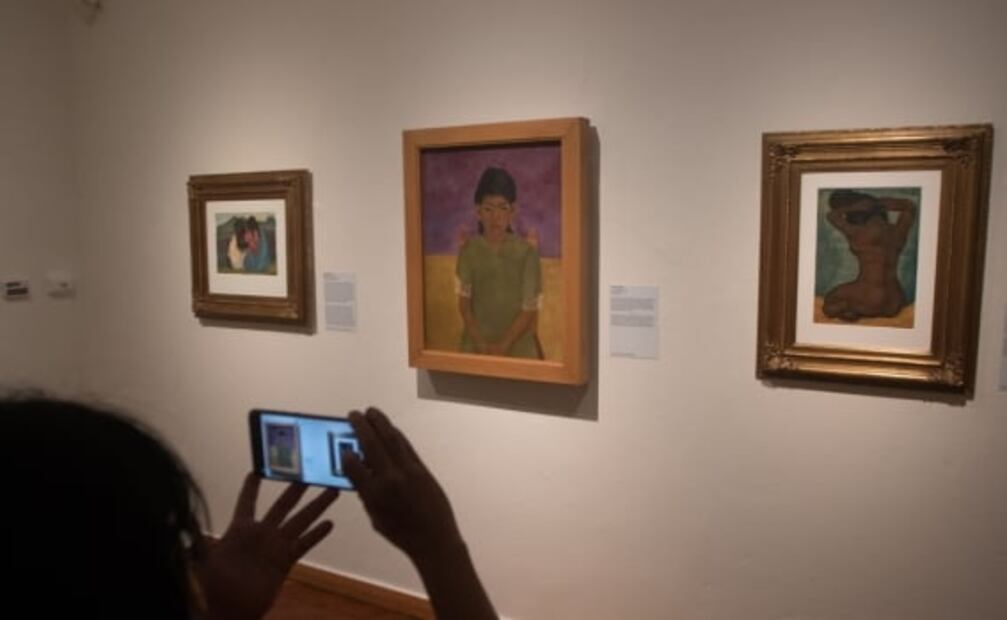 Diego y Frida celebran aniversario en el Dolores Olmedo