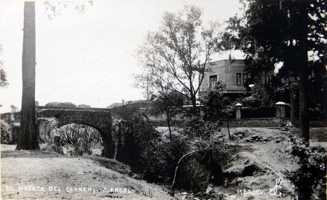 Las huertas carmelitas que había en San Ángel
