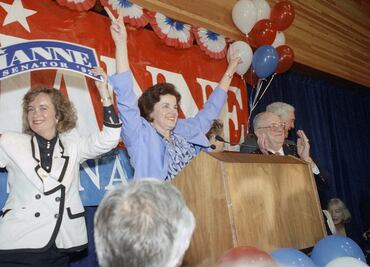 Dianne Feinstein, pionera en la política estadounidense, donde abrió caminos para las mujeres