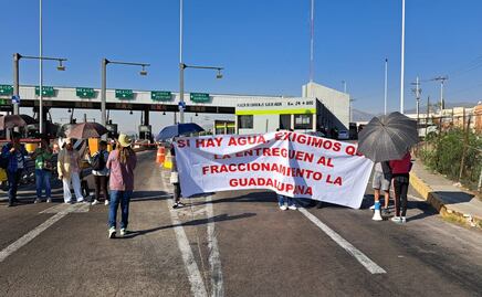 Bloquean autopista México-Pachuca por falta de agua en Ecatepec 