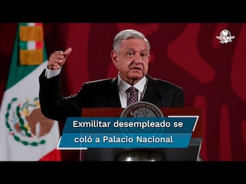 Cierran con cadena y candado acceso al Salón Tesorería, tras gritos a AMLO en la mañanera