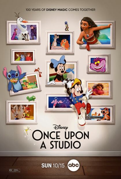 Personajes de distintas épocas, películas y series del estudio se escapan de sus cuadros de animación. Foto: Disney