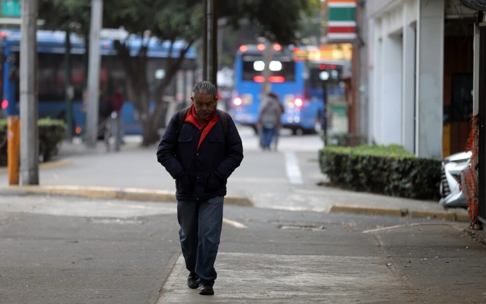 Frío en la CDMX. Foto: Gabriel Pano/EL UNIVERSAL