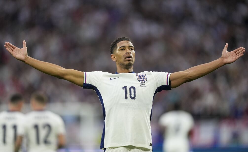 Inglaterra debuta con victoria en la Eurocopa 2024 gracias al gol de Jude Bellingham  FOTO: AP