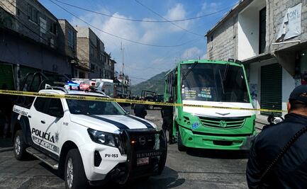Asesinan a operador y checador de transporte público en Tlalnepantla; atacan unidad a balazos