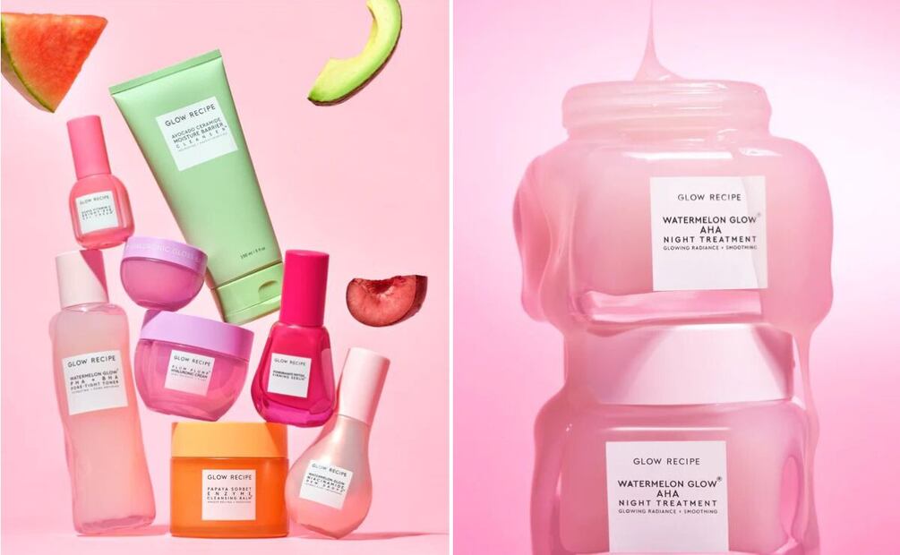 "Nuestro producto estrella es la Watermelon Glow AHA Night Treatment", dice Sarah Lee. Foto: Especial