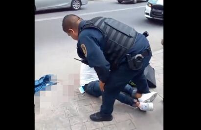 Video. Ladrón dispara contra policía pero su pistola falla y se termina baleando la cabeza