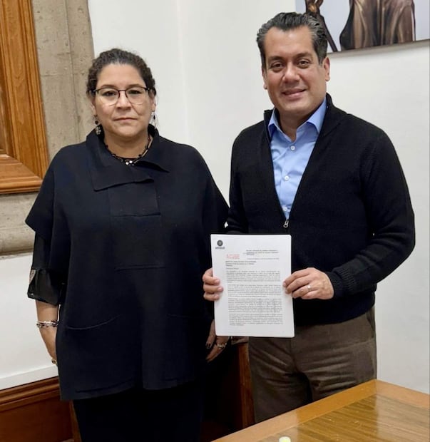 Sergio Gutiérrez Luna se reunió con la ministra Lenia Batres el pasado martes 11 de noviembre de 2025. Foto: Especial