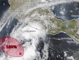 Se avecina tormenta tropical Alvin y frente frío atípico; Conagua advierte lluvias puntuales y fuertes en estos estados