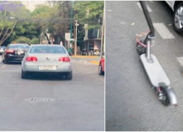 Auto que atropelló a usuario con scooter en la Roma fue un Jetta azul, dice Seguridad Ciudadana