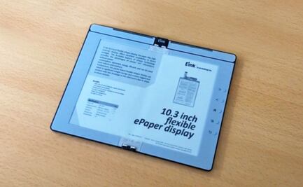 Crean pantalla de tinta electrónica plegable en la que puedes tomar notas