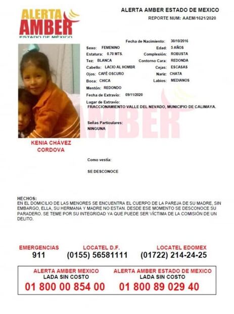 Buscan a Kenia y Katia, hermanitas desaparecidas en el Estado de México