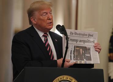 Trump organiza “celebración” en la Casa Blanca tras fin de juicio político
