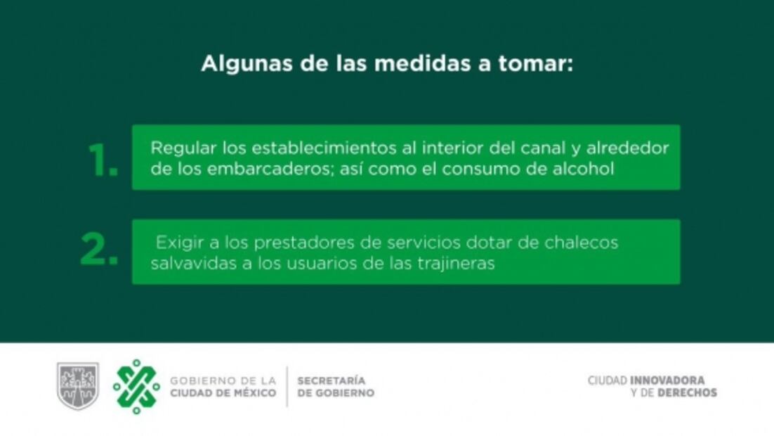 Tras muerte de joven en Xochimilco, regulación de bebidas y salvavidas obligatorio