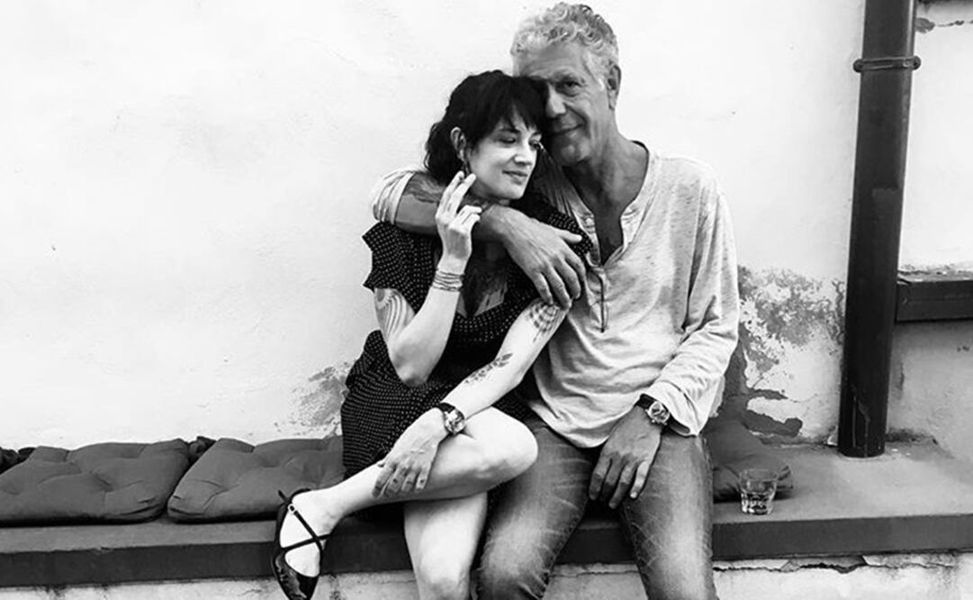 Asia Argento y Anthony Bourdain FOTO: Instagram