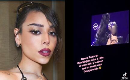 VIDEO: Danna Paola invita a niña al escenario y se entera de que su mamá está desaparecida