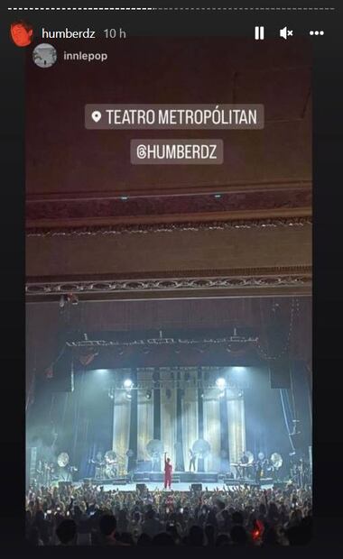 Humbe y su colorido show en el Teatro Metropólitan