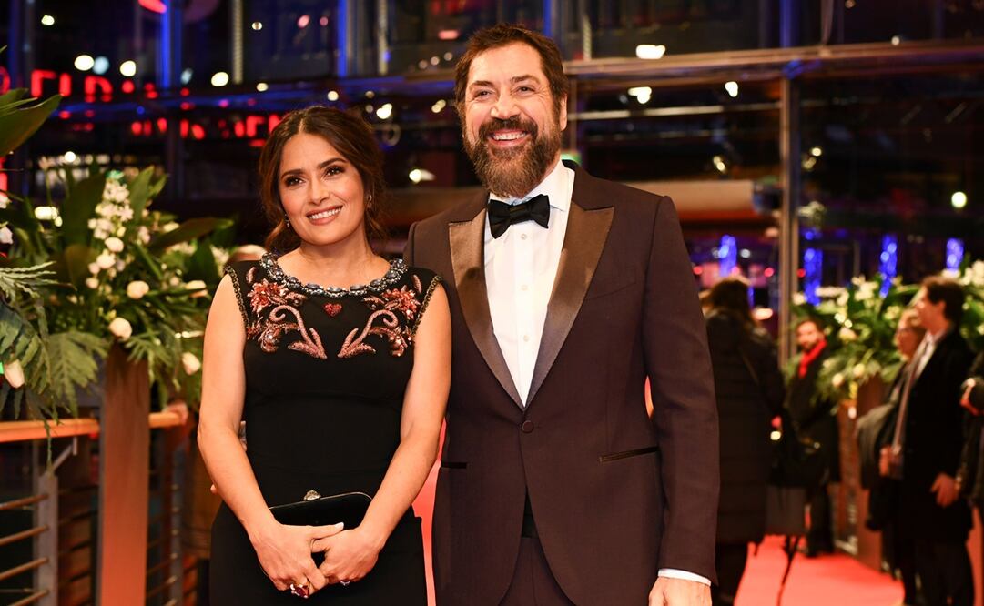 Salma Hayek y Javier Bardem. Foto: Reuters