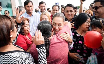 Claudia Sheinbaum llega a Michoacán donde iniciará su gira por el país