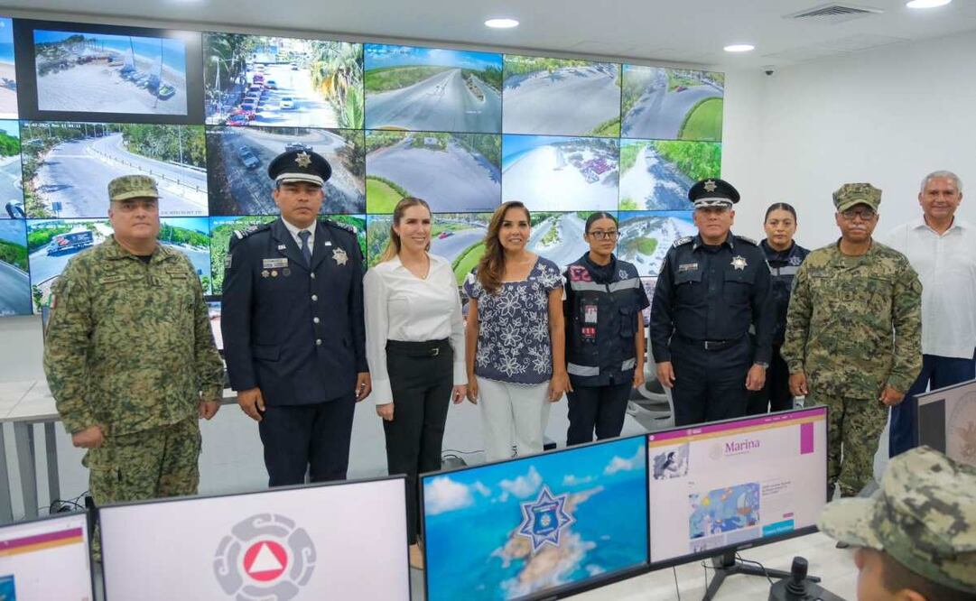 La gobernadora Mara Lezama Espinosa puso en servicio el nuevo C2 en Costa Mujeres. Foto: Especial