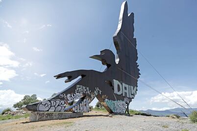 Obra de Marín, vandalizada antes de inaugurarse