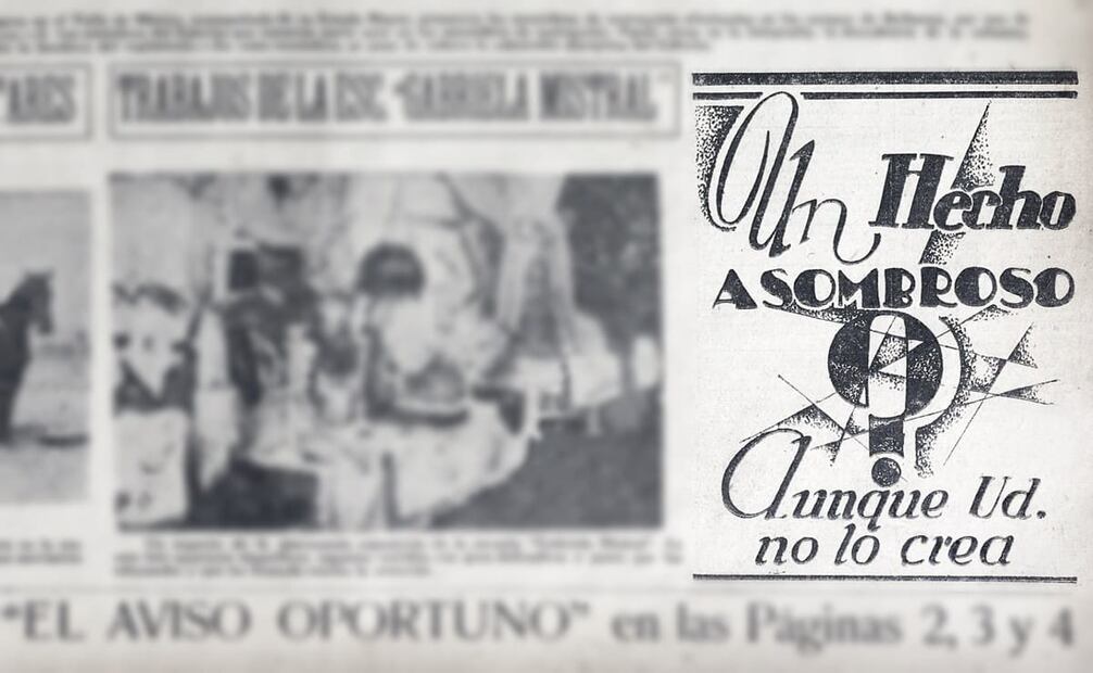 Aviso “Aunque UD. no lo Crea”, 21 de diciembre 1929. Foto: Hemeroteca EL UNIVERSAL.