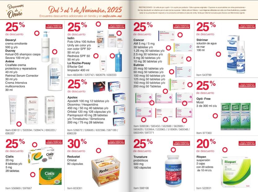 Descuentos de otoño en Costco: estas son las ofertas especiales del 3 al 9 de noviembre