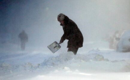 Captan inundación congelada en Boston por ola gélida