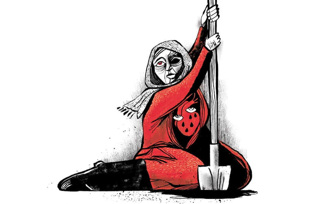 Búsqueda de hijos merma su salud; madres pierden la vista, padecen cáncer u otras enfermedades. Ilustración de Ani Cortés