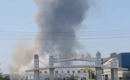 Explosión en planta química deja 5 muertos y 19 heridos en China; bomberos desalojan zonas aledañas