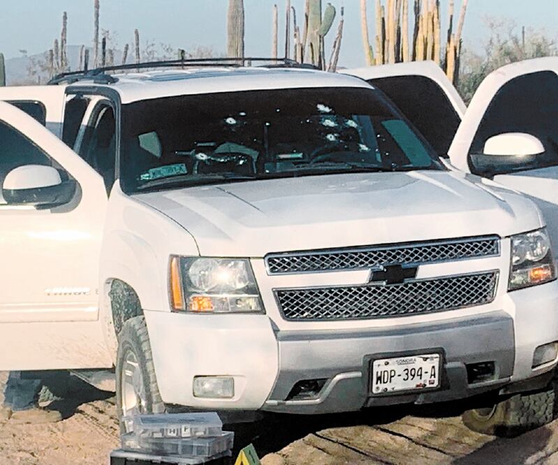 El ataque se registró en una brecha de Caborca. Foto: ESPECIAL