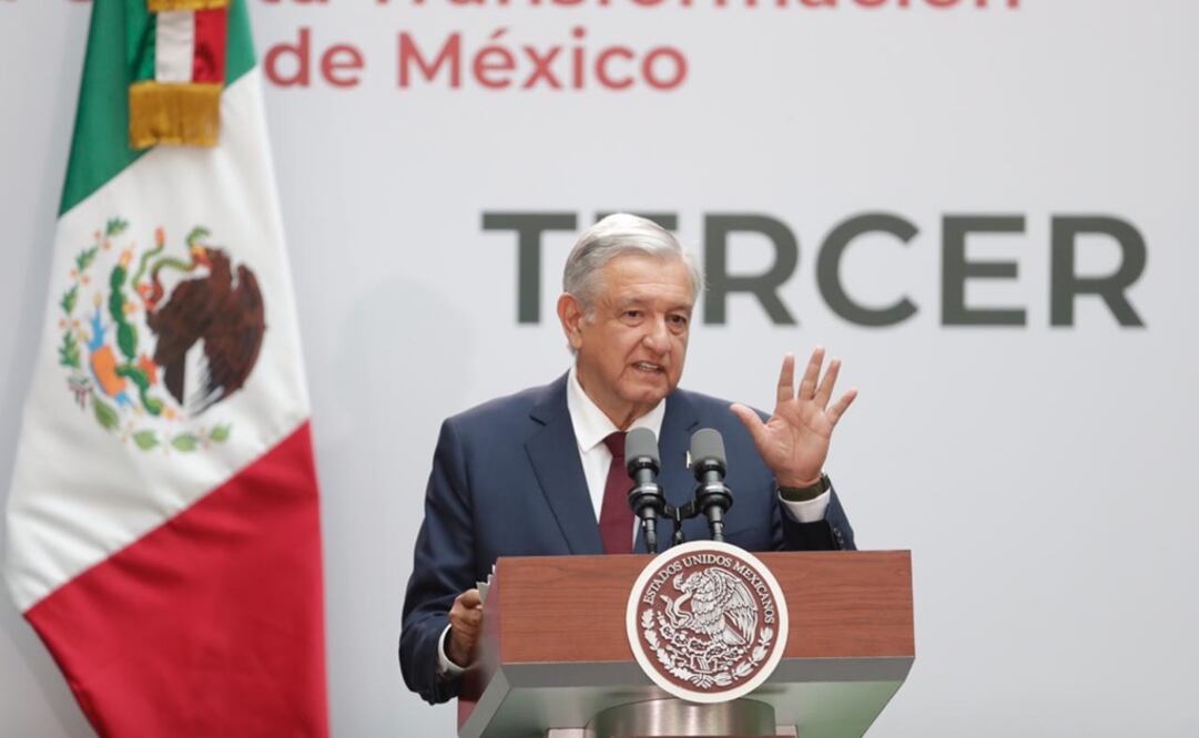 Andrés Manuel López Obrador, presidente de México, dijo que se necesita fortalecer valores culturales, morales, espirituales. Foto: Iván Stephens