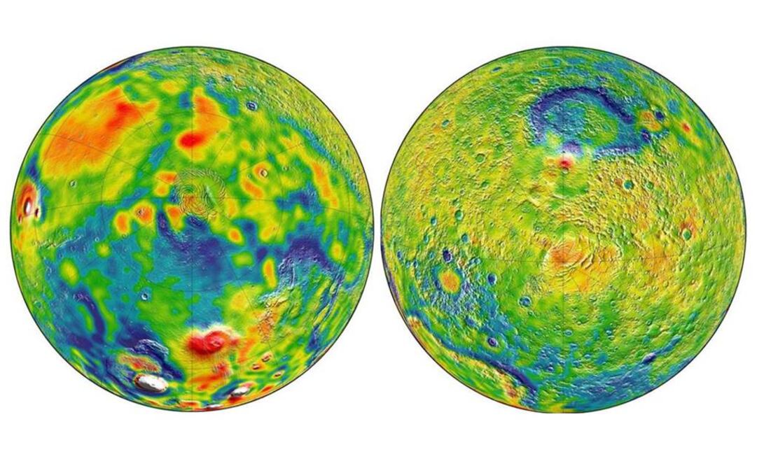 Este mapa permite tener un mejor control en las misiones en el planeta con base en las anomalías de gravedad. (FOTOS: NASA)
