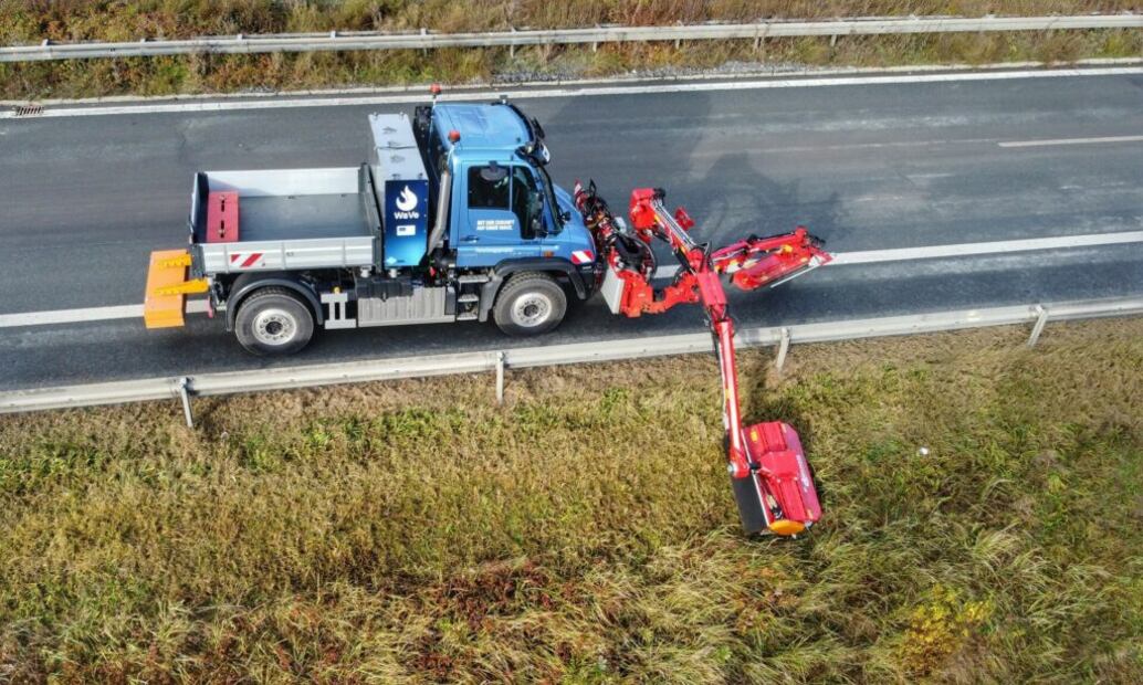 Es un prototipo de hidrógeno para trabajo pesado.