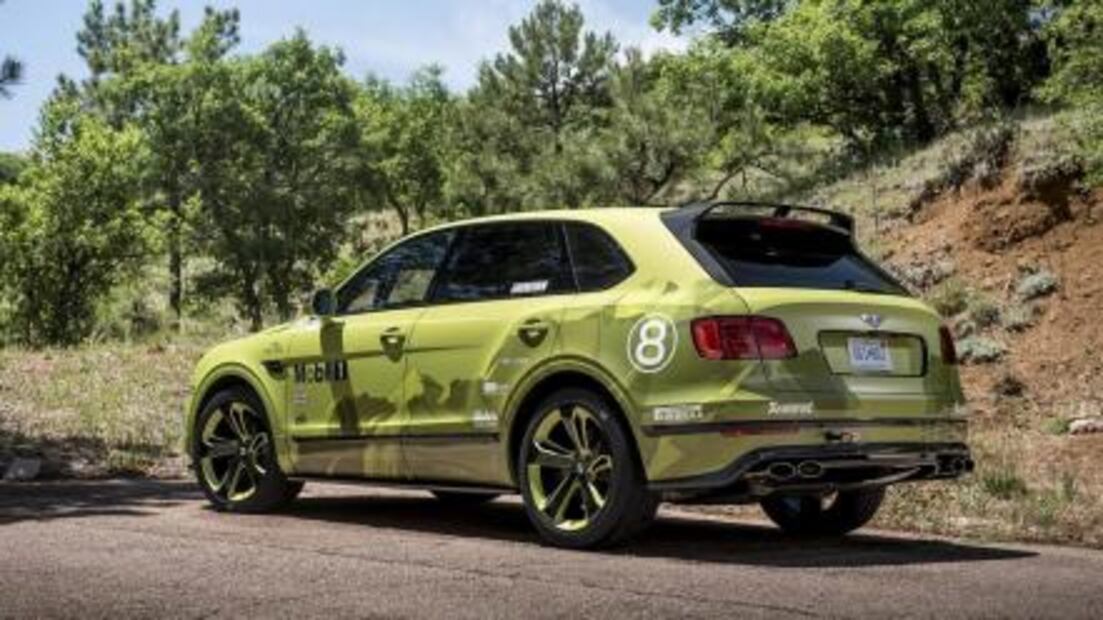 Bentley Bentayga la SUV más rápida de Pikes Peak