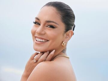 Vanessa Hudgens luce hermosa con su vestido de novia