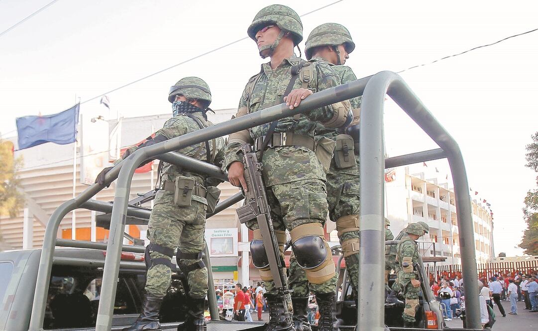 El anexo, del cual un comando armado se llevó a por lo menos 20 jóvenes, fue resguardado por el Ejército y la Policía Municipal. Foto: ARCHIVO EL UNIVERSAL