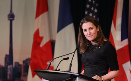 Chrystia Freeland, exministra de Finanzas de Canadá, anuncia su candidatura para sustituir a Trudeau; luchará por el país, asegura