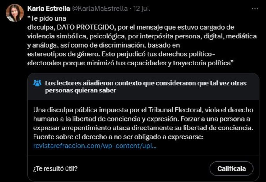 Laisha Wilkins y Chumel Torres comparten su reacción en redes sociales tras la polémica generada por “Dato protegido”. Foto: Captura de pantalla