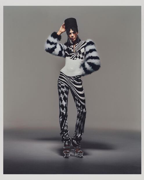 Look de la colección Beyoncé x Balmain / Foto: Instagram @Balmain