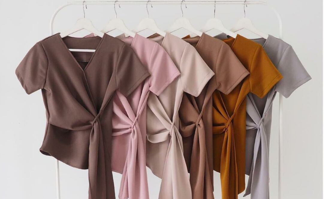  Blusas cruzadas: ideales para la primavera.  Fotos: Instagram