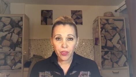 Aida Pierce confirma que su hijo se disfrazó para ser vacunado