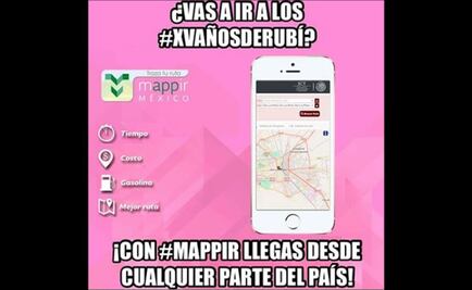 SCT recomienda Mappir para llegar a XV años de Rubí