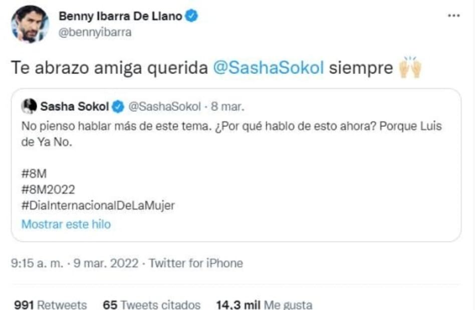 Sorprenden y cimbran a Celina del Villar revelaciones de Sasha Sokol