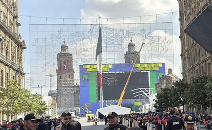 Instalan mosaico luminoso con motivos del Mundial en 20 de noviembre; avanzan los preparativos del FIFA Fan Fest