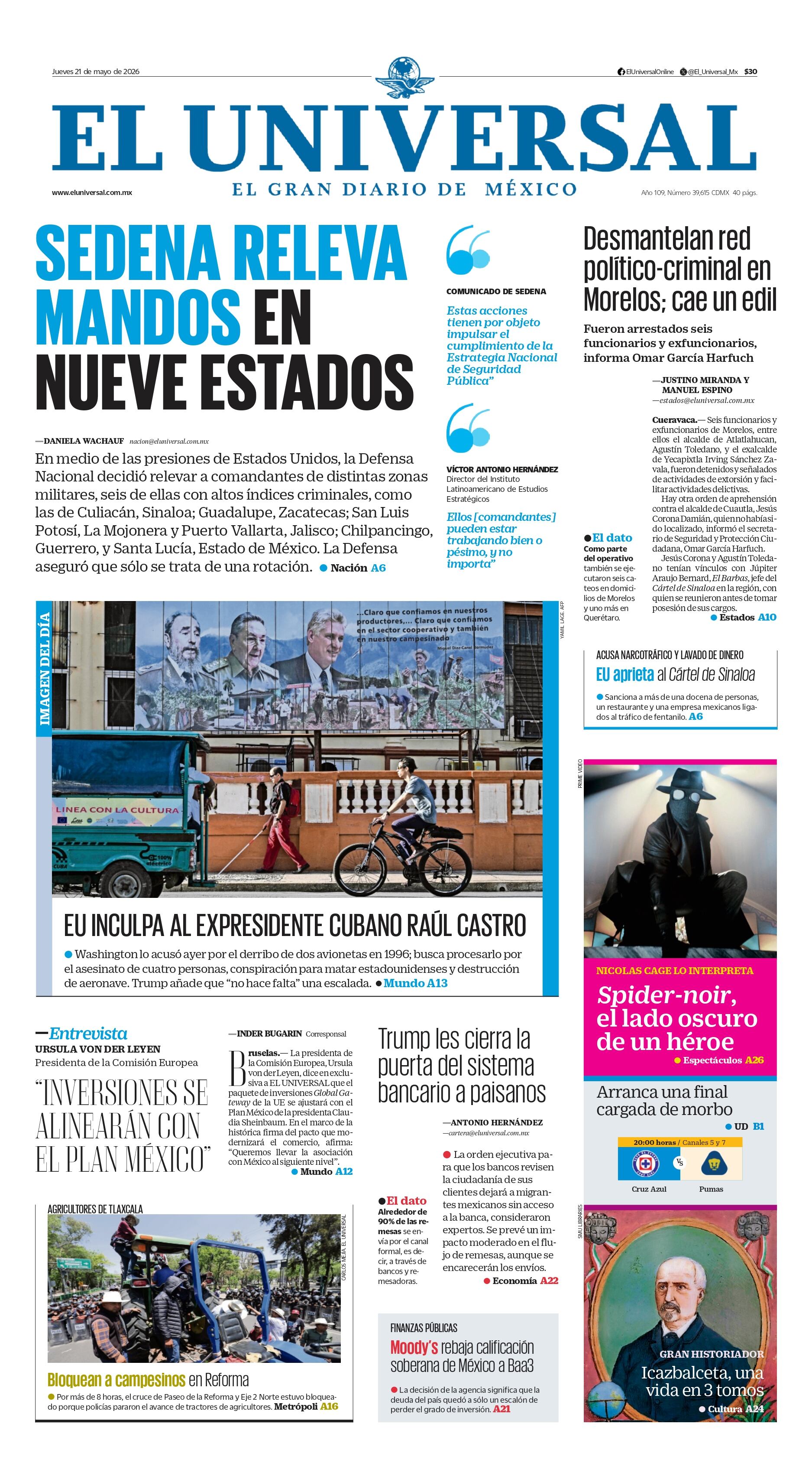 Portada impresa
