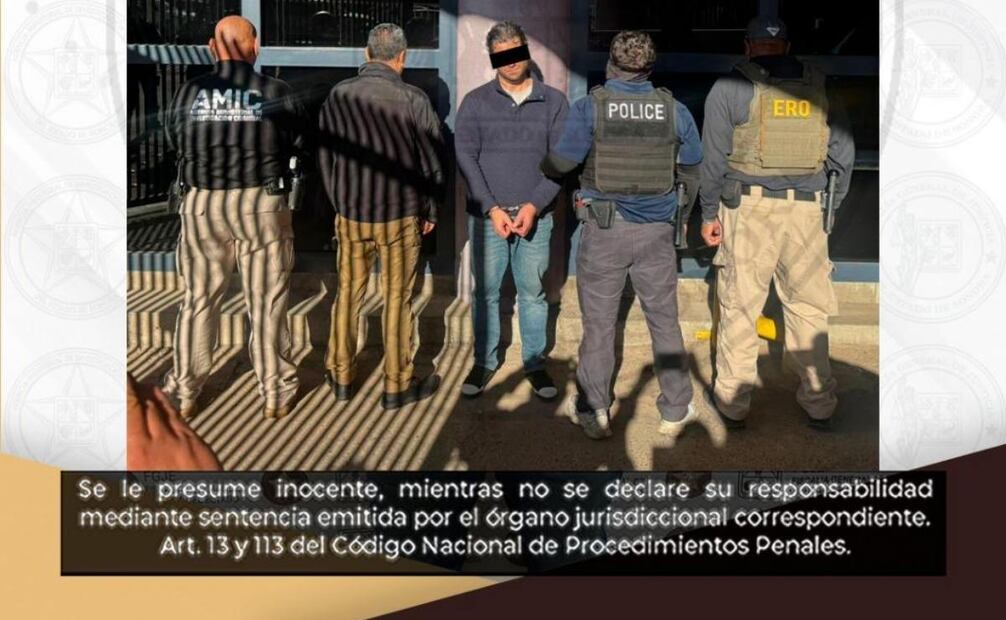 Fiscalía de Sonora detiene a Juan "N" acusado de fraude en Jalisco; colaboran fiscalías
Foto: Especial.