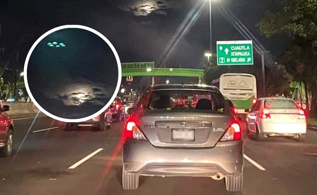 Usuarios compartieron fotos del supuesto OVNI. Foto: Twitter